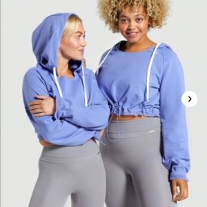 Whitney x gymshark hoodie beautiful blue M